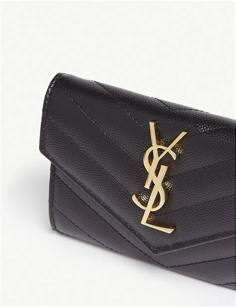 Portafogli Yves saint laurent in Pelle Nero 